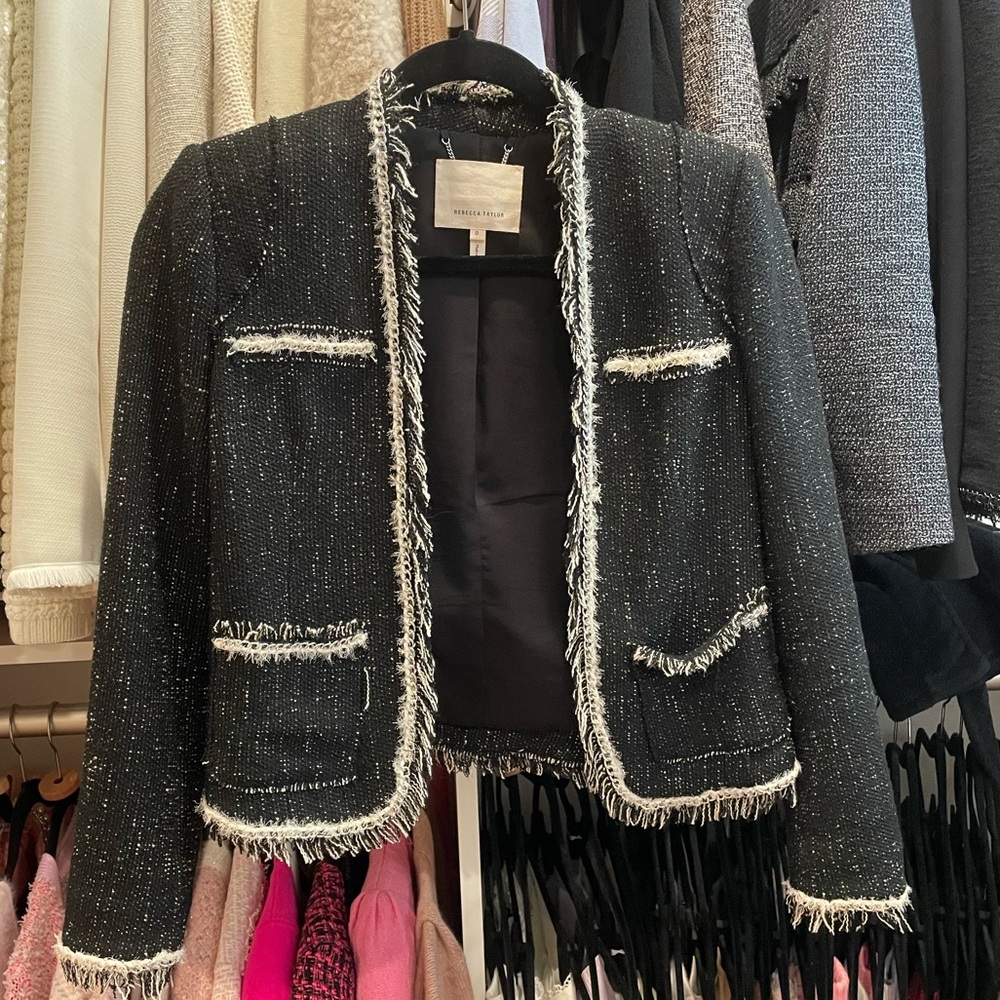 Rebecca Taylor tweed jacket size 0
